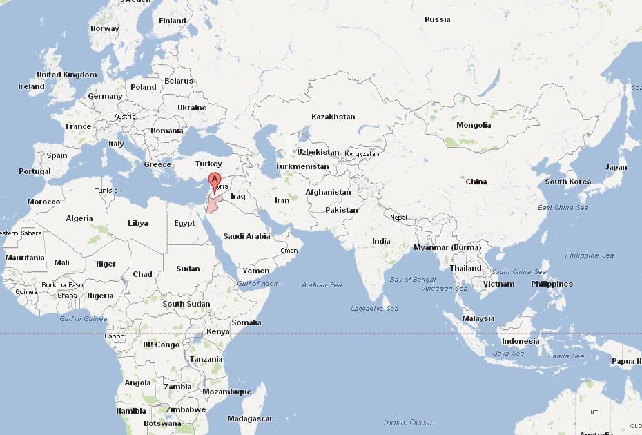 Jordan staðsetningu á heiminum kort